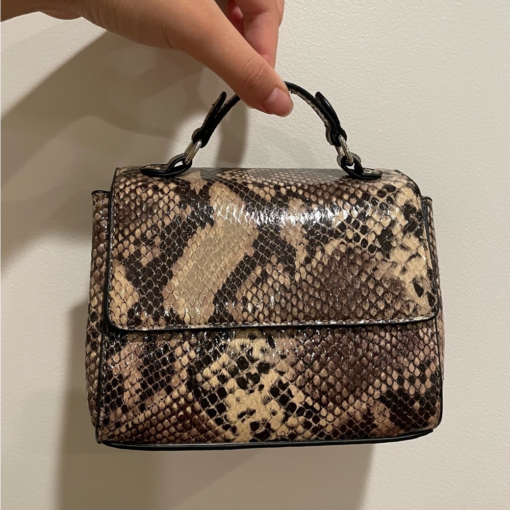 Mini Snakeskin Bag